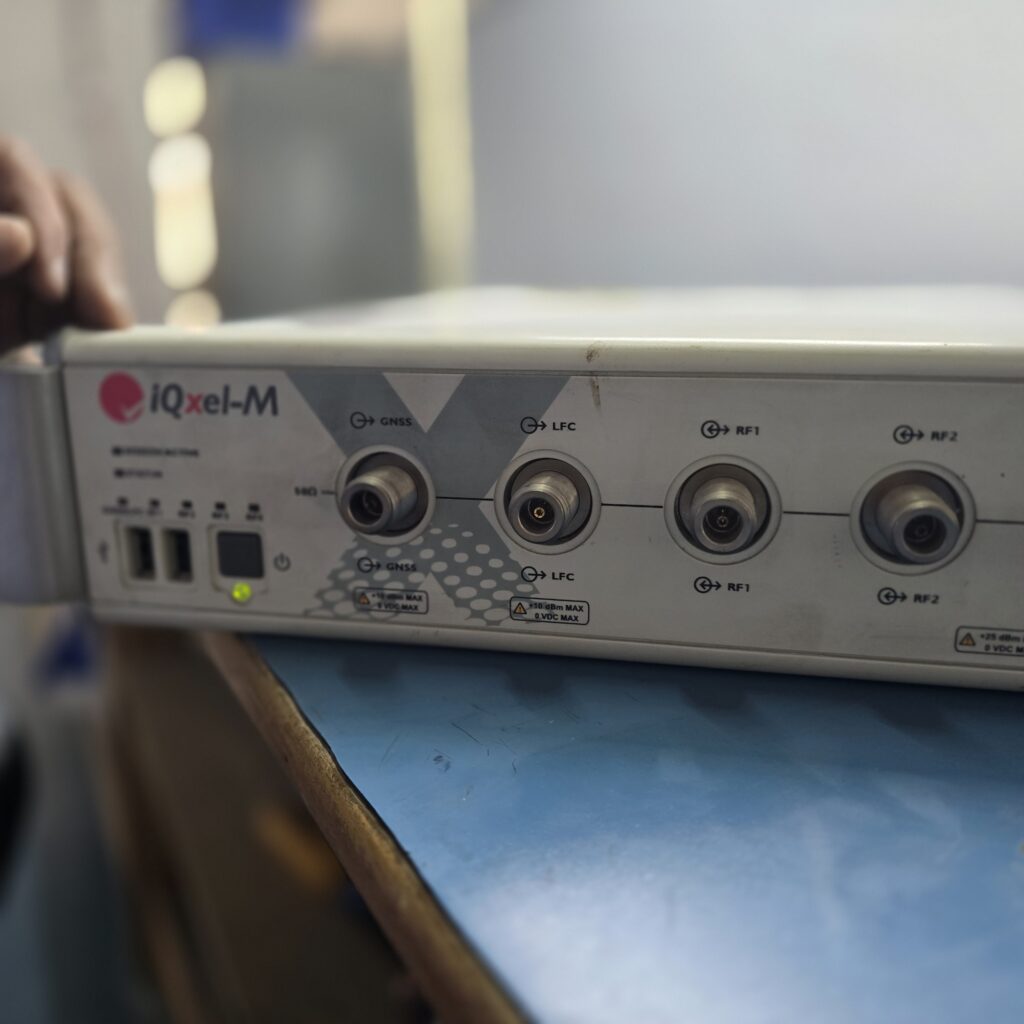 LitePoint IQxel-M connectivity tester on the Star Automations bench