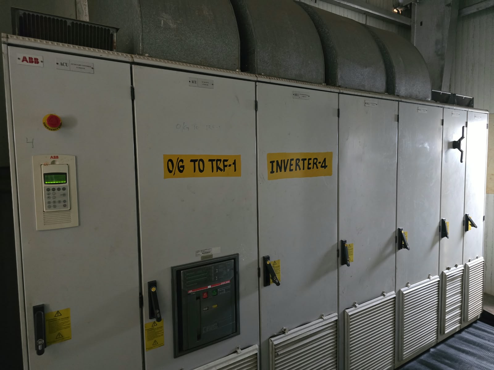 Solar inverter site work