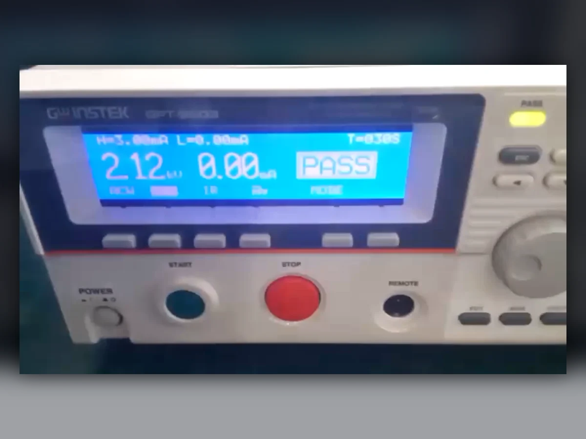 Motor electrical testing: insulation, hipot, winding and run tests