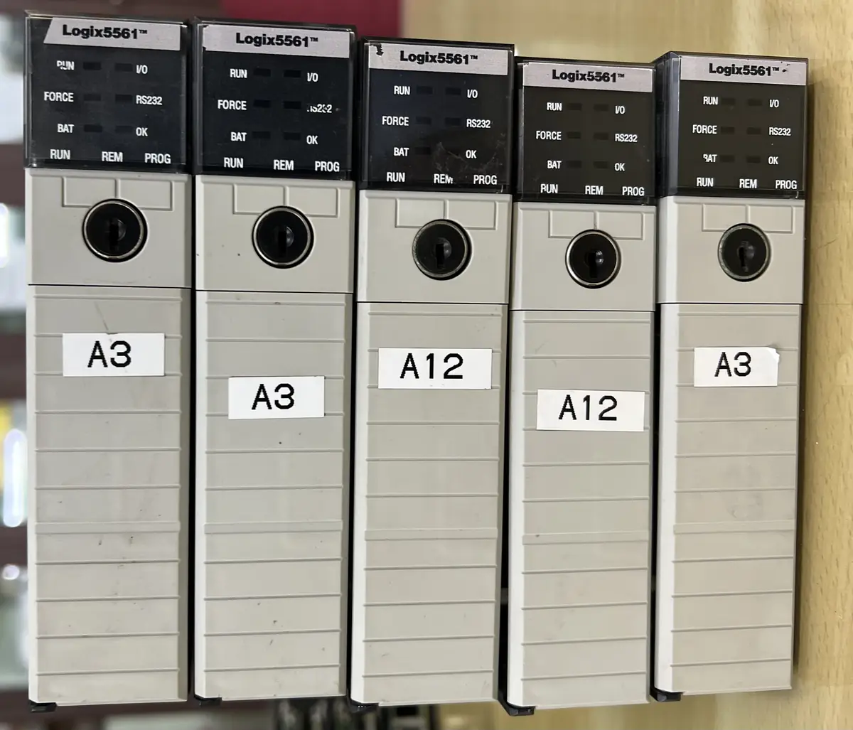 PLC processor modules tagged for repair at Star Automations