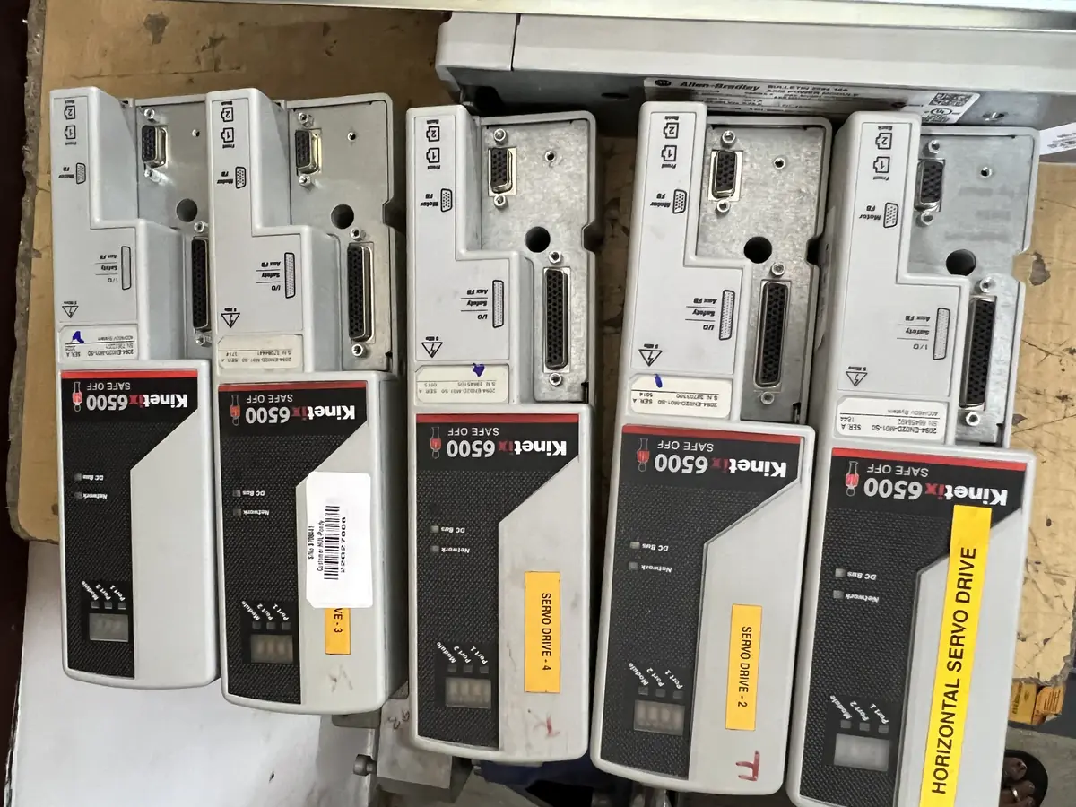 Servo drives with job tags at Star Automations